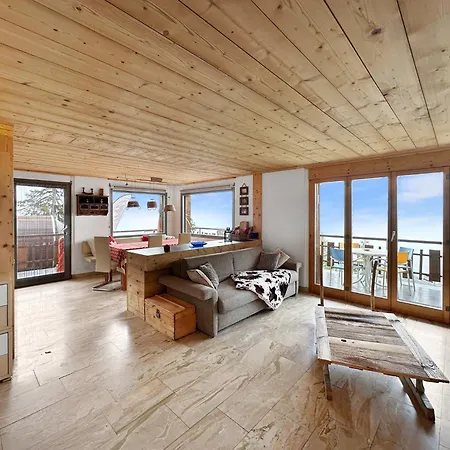 Apartment Mountain Bliss, View And Sauna - Swiss Alps *